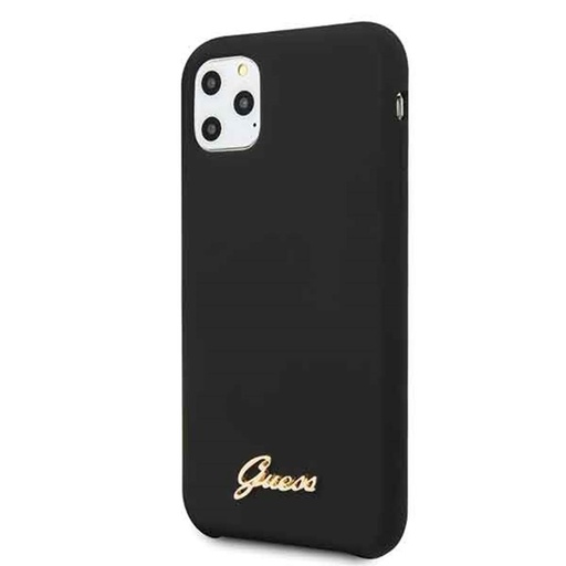 Apple iPhone 11 Pro Guess Vintage Gold Logo tok (Fekete) - GUHCN58LSLMGBK