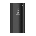Huawei P Smart 2021 Clear view notesz tok (Fekete)
