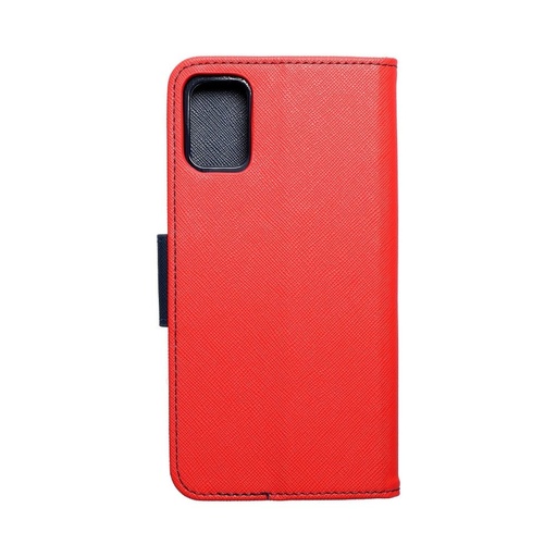 Apple iPhone 12 Pro Max Fancy book notesz tok, (piros - kék)