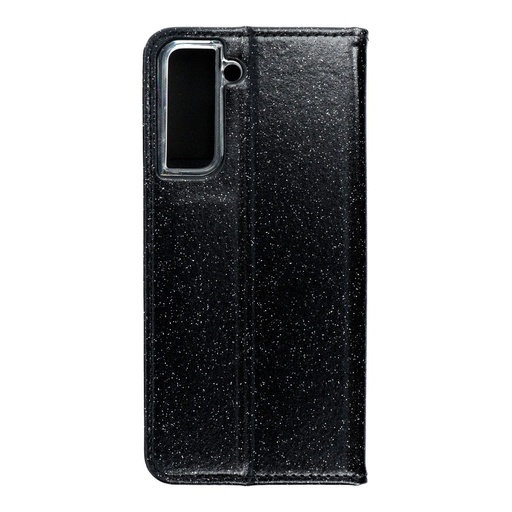 Samsung Galaxy S21 Forcell Shining notesz tok, (Fekete)