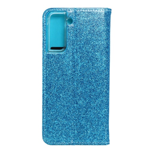 Samsung Galaxy S21 Forcell Shining notesz tok, (Világoskék)