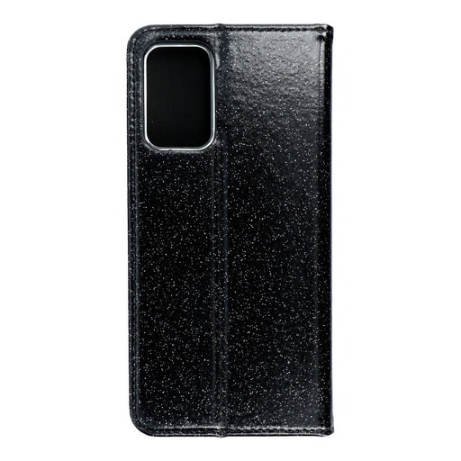 Samsung Galaxy A72/A72 5G Forcell Shining notesz tok, (Fekete)