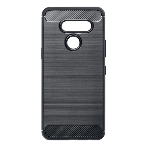LG K50S forcell carbon hátlap tok (Fekete)