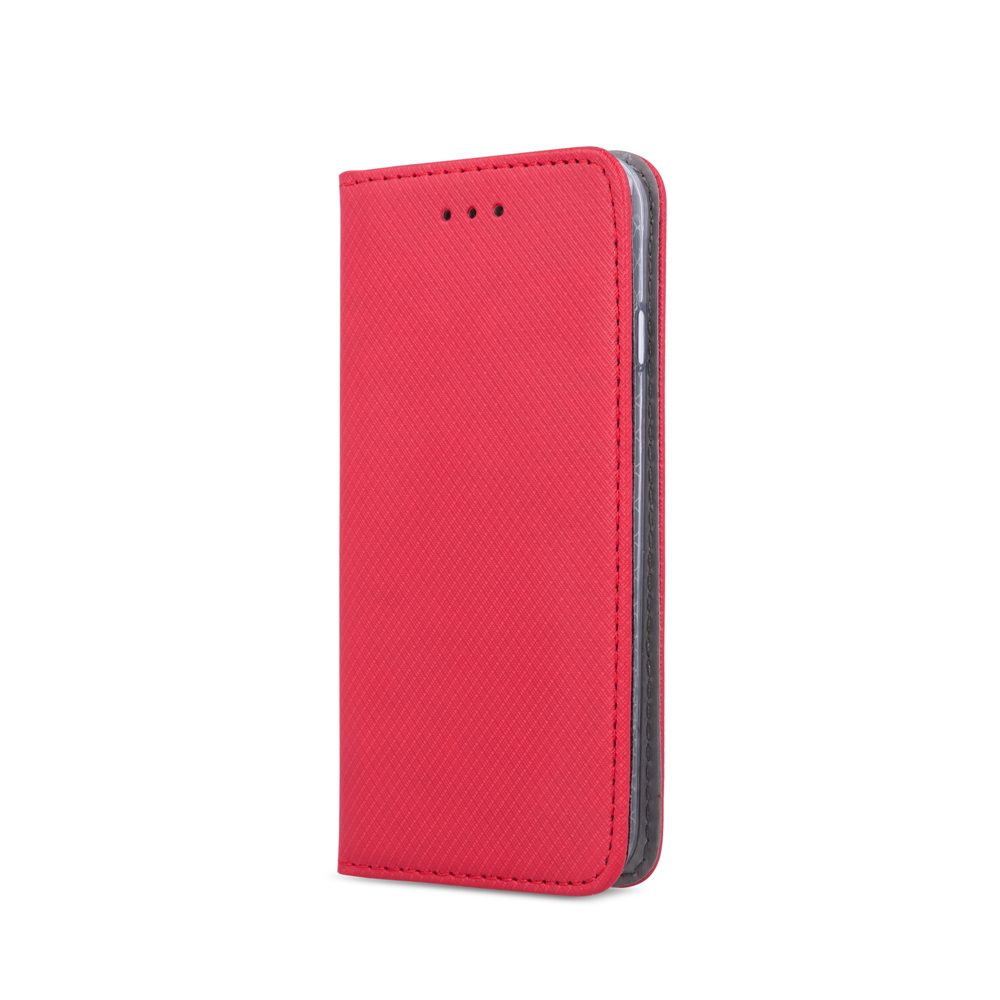 Xiaomi Redmi Note 10 Pro / Redmi Note 10 Pro Max smart magnet mágneses notesz tok (Piros)