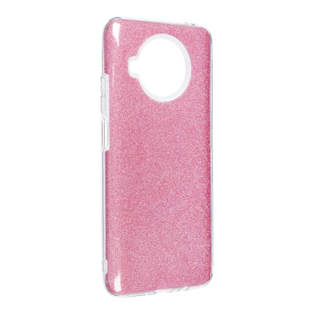 Xiaomi Redmi Note 10/Redmi Note 10S forcell shining hátlap tok, (Pink)