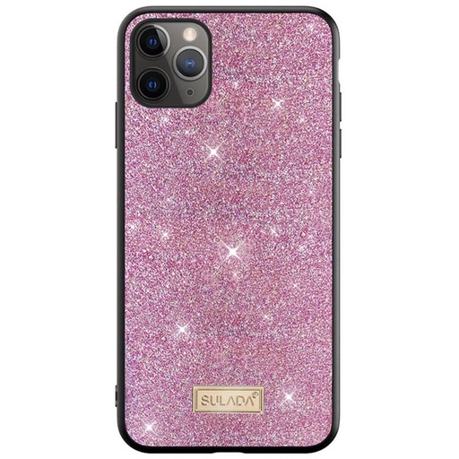 Apple iPhone 12 Pro SULADA dazzling glitter hátlap tok, (Lila)