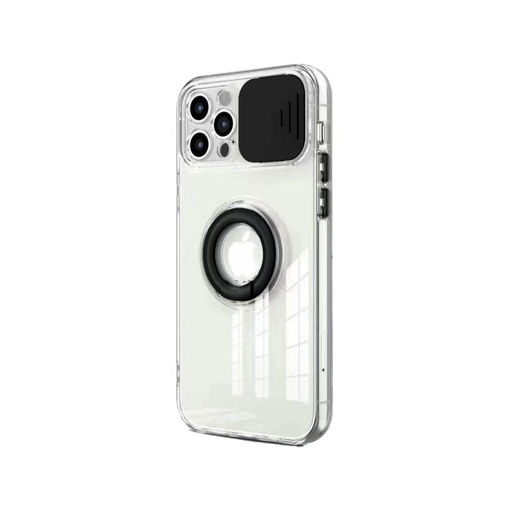 Samsung Galaxy S21+ lens bumper hátlap tok, (Fekete)