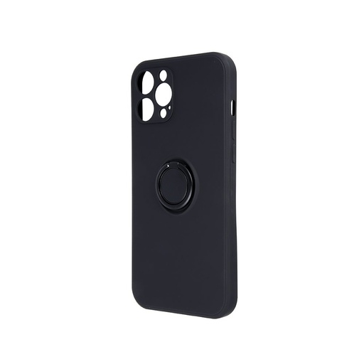 Samsung Galaxy A72 4G/A72 5G finger grip mágneses hátlap tok, (Fekete)
