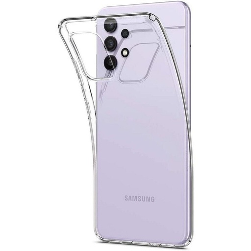 Samsung Galaxy A32 Spigen liquid crystal prémium hátlap tok, (Átlátszó)