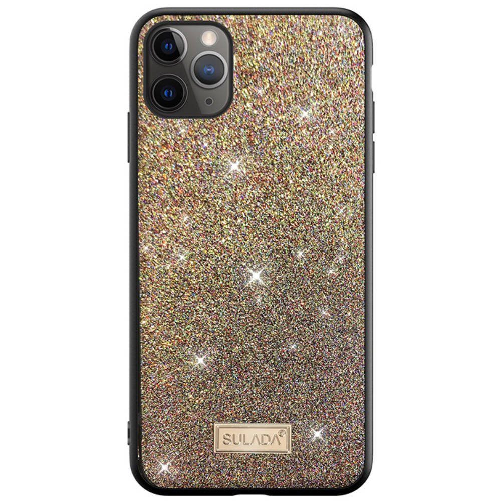 Samsung Galaxy S21 Ultra SULADA dazzling glitter hátlap tok, (Arany)