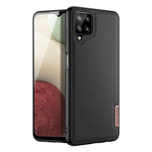 Samsung Galaxy A12 DUX DUCIS fino hátlap tok, (Fekete)