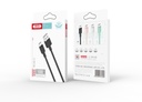 XO NB156 USB-C adatkábel (Rózsaszín) – szilikon borítás, 2.4A