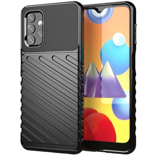 Samsung Galaxy A32 5G thunder hátlap tok, (Fekete)
