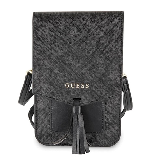 Guess 4G univerzális pénztárcatartó tok (Fekete) - GUWBSQGBK