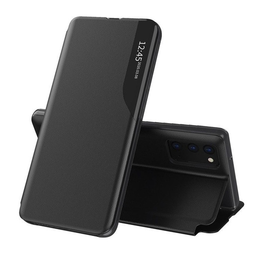 Samsung Galaxy A22 5G Smart view TPU notesz tok (Fekete)