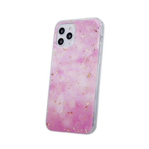 Samsung Galaxy A72 4G / Galaxy A72 5G gold glam hátlap tok (Rózsaszín)