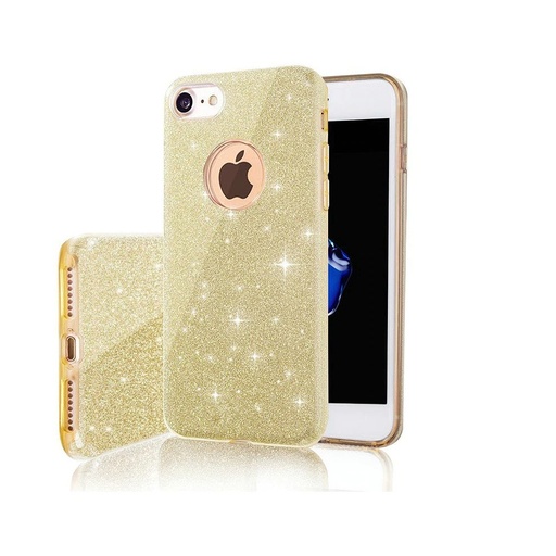 Samsung Galaxy A22 4G glitter 3in1 hátlap tok (Arany)