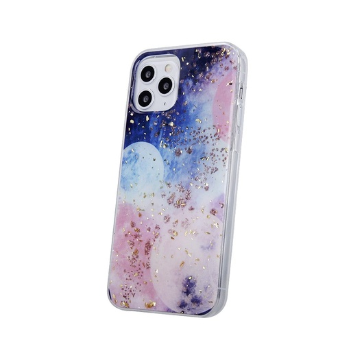 Samsung Galaxy A12 gold glam hátlap tok (Galaktikus)