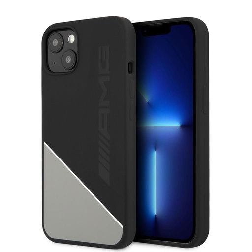 Apple iPhone 13 AMG szilikon hátlap tok (fekete/szürke) - AMHCP13MWGDBK