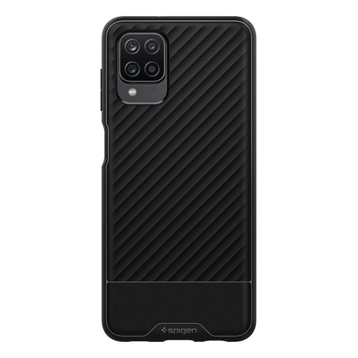 Samsung Galaxy A12 Spigen core armor prémium hátlap tok, (Fekete)