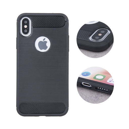 Samsung Galaxy A32 4G forcell carbon hátlap tok, (Fekete)