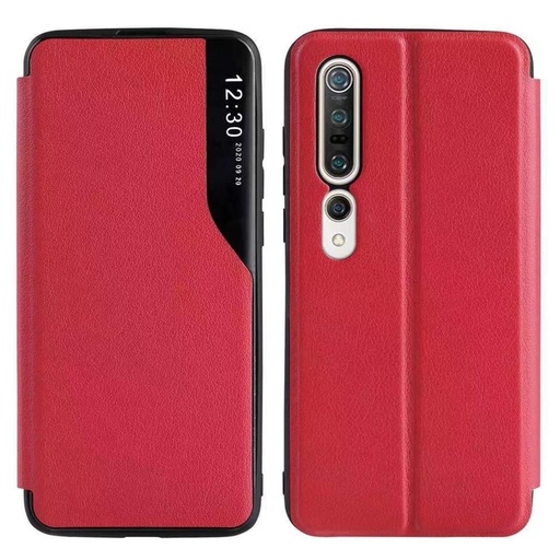 Xiaomi Mi 11 Lite 5G / Mi 11 Lite 4G Smart view TPU notesz tok (Piros)