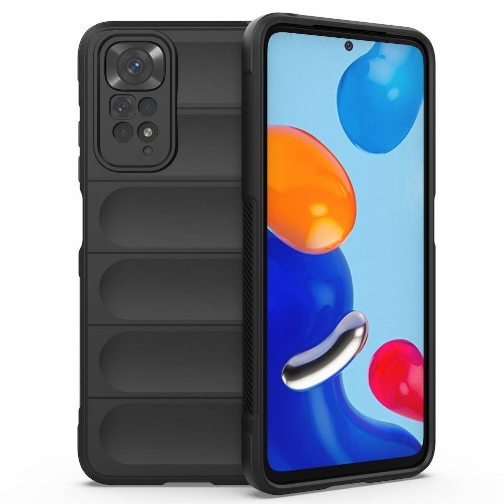 Xiaomi Redmi Note 11 4G / Redmi Note 11S 4G Silky shield hátlap tok (Kék)