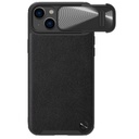 Apple iPhone 14 Plus Nillkin CamShield Leather S MagSafe hátlap tok (Fekete)