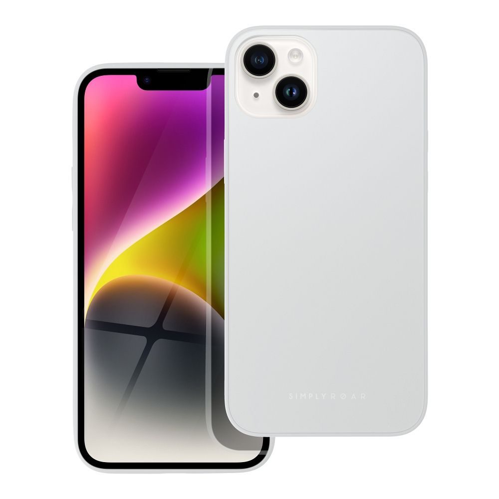 Apple iPhone 14 Plus Roar matt üveg hátlap tok (Szürke)