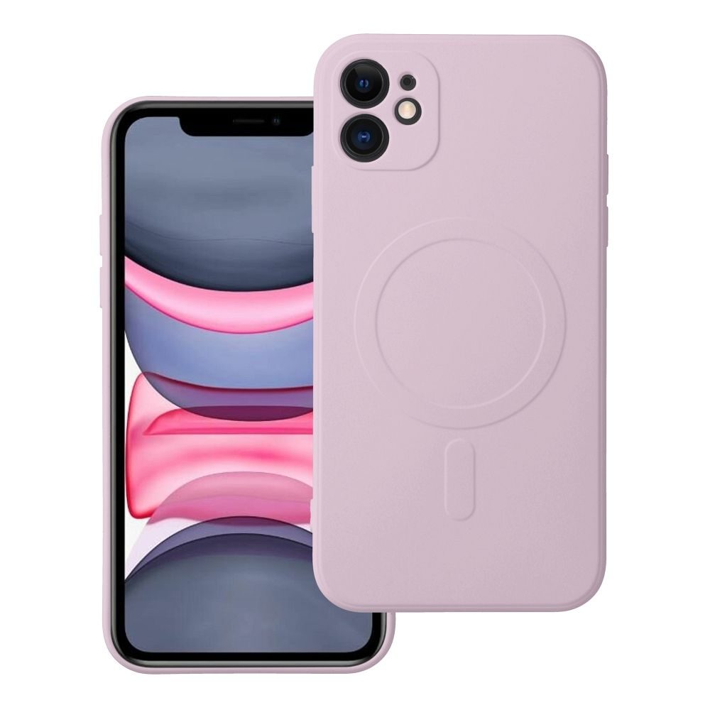Apple iPhone 11 Silicone mag cover magsafe hátlap tok (Pink)
