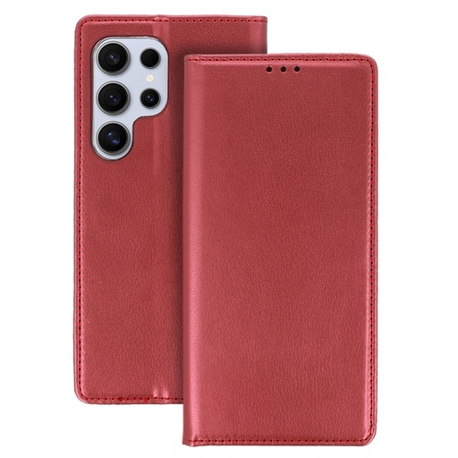 Samsung Galaxy A15 4G / Galaxy A15 5G smart magneto mágneses notesz tok (Bordó)