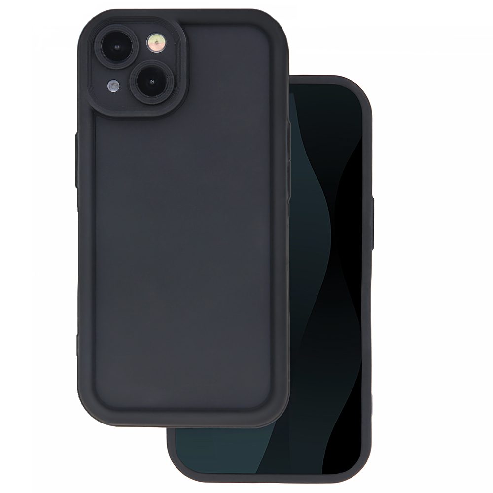 Samsung Galaxy S23 FE Rim TPU hátlap tok (Fekete)