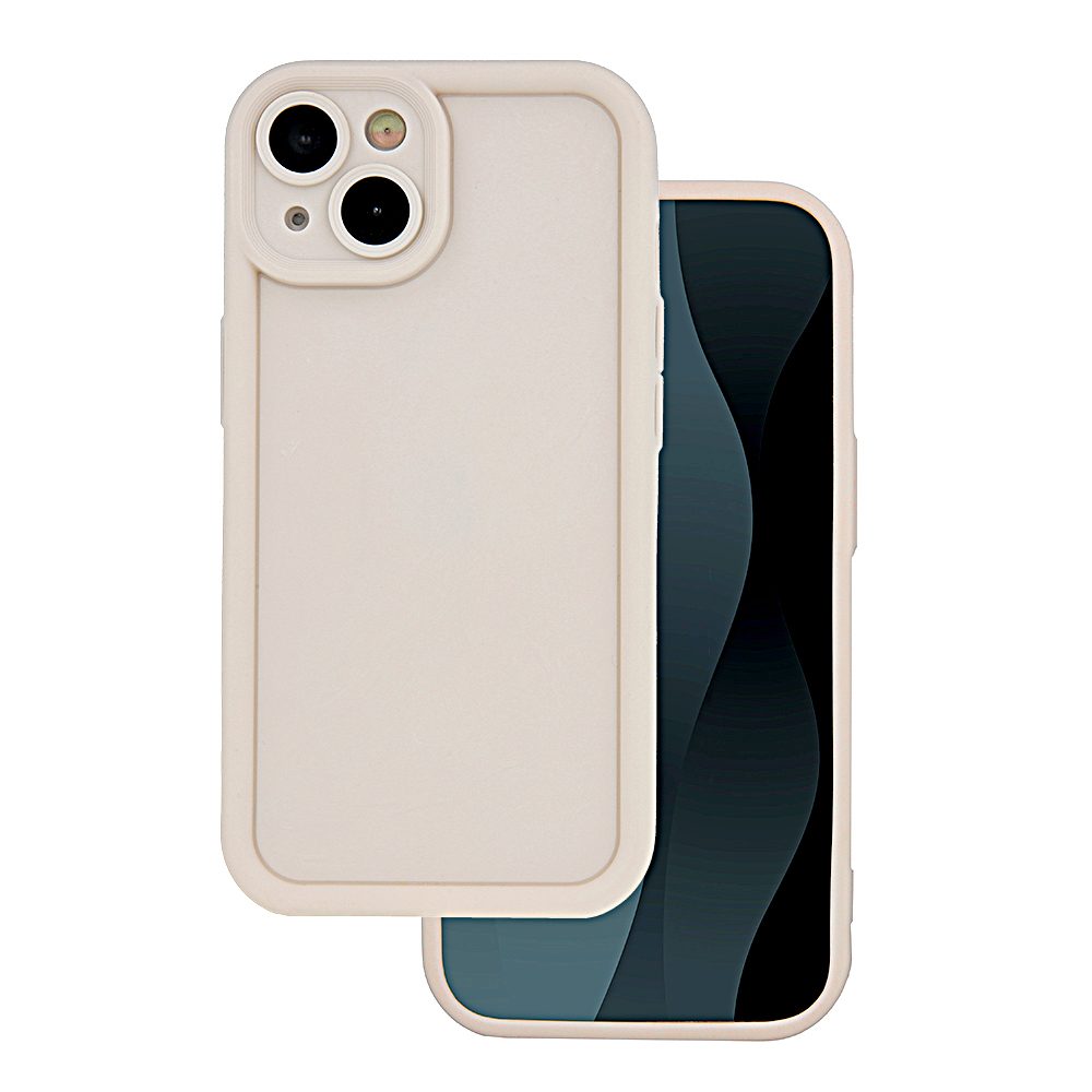 Samsung Galaxy A14 4G / Galaxy A14 5G Rim TPU hátlap tok (Bézs)