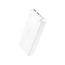XO PB302 power bank 20000 mAh (Fehér) – digitális kijelző