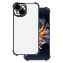 Samsung Galaxy A26 5G Anti shock chrome hátlap tok (Fekete)