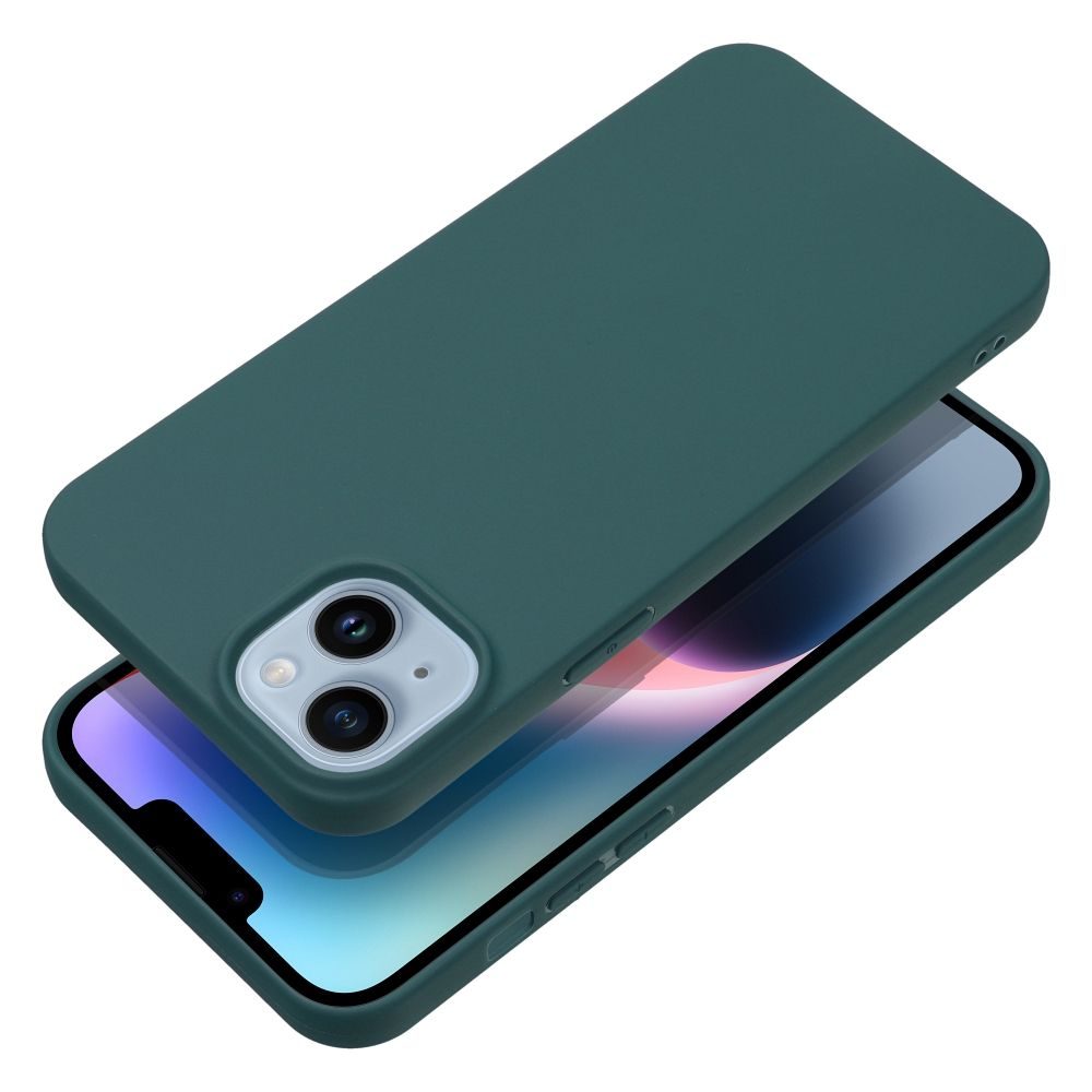 Samsung Galaxy S25 Plus matt szilikon hátlap tok (Zöld)