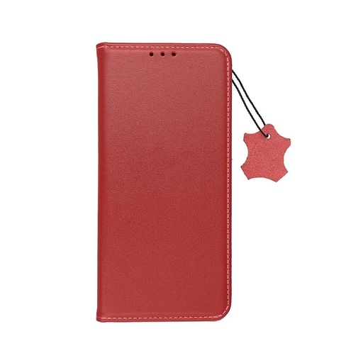 Xiaomi Redmi Note 14 5G Smart Pro bőr notesz tok (Vörös)