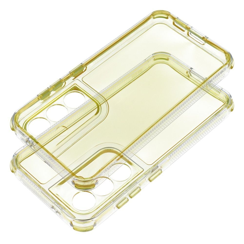 Xiaomi Redmi Note 14 Pro 5G / Redmi Note 14 Pro Plus 5G Matrix Clear szilikon hátlap tok (Sárga)