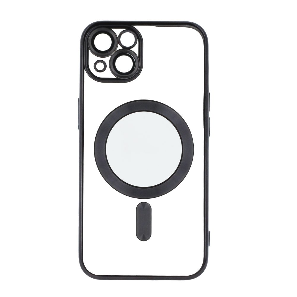 Apple iPhone 15 Color Chrome Mag hátlap tok (Fekete)