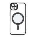 Apple iPhone 15 Color Chrome Mag hátlap tok (Fekete)
