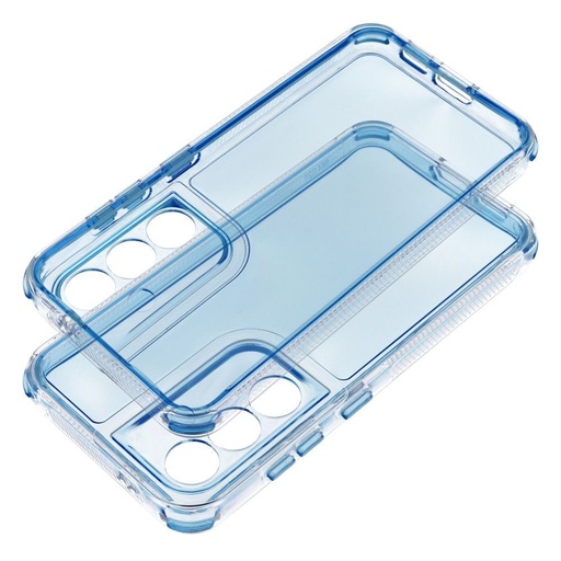 Samsung Galaxy S25 Plus Matrix Clear szilikon hátlap tok (Kék)