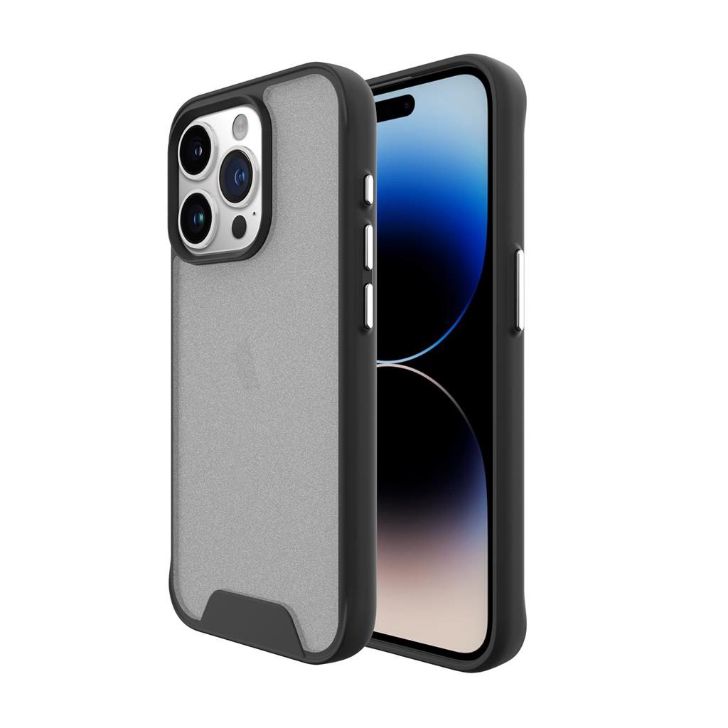 Apple iPhone 15 Pro TOKO Silk hátlap tok (Fekete)