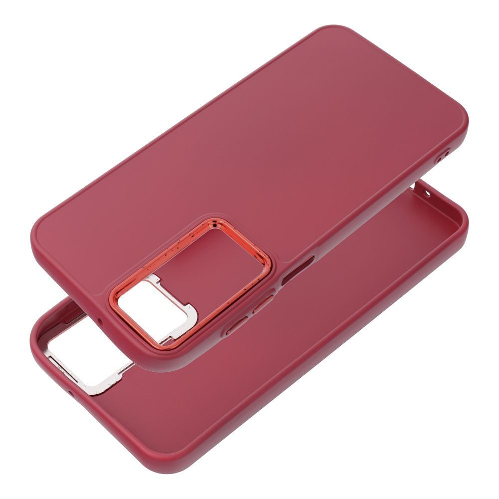 Samsung Galaxy A37 5G Frame szilikon hátlap tok (Magenta)