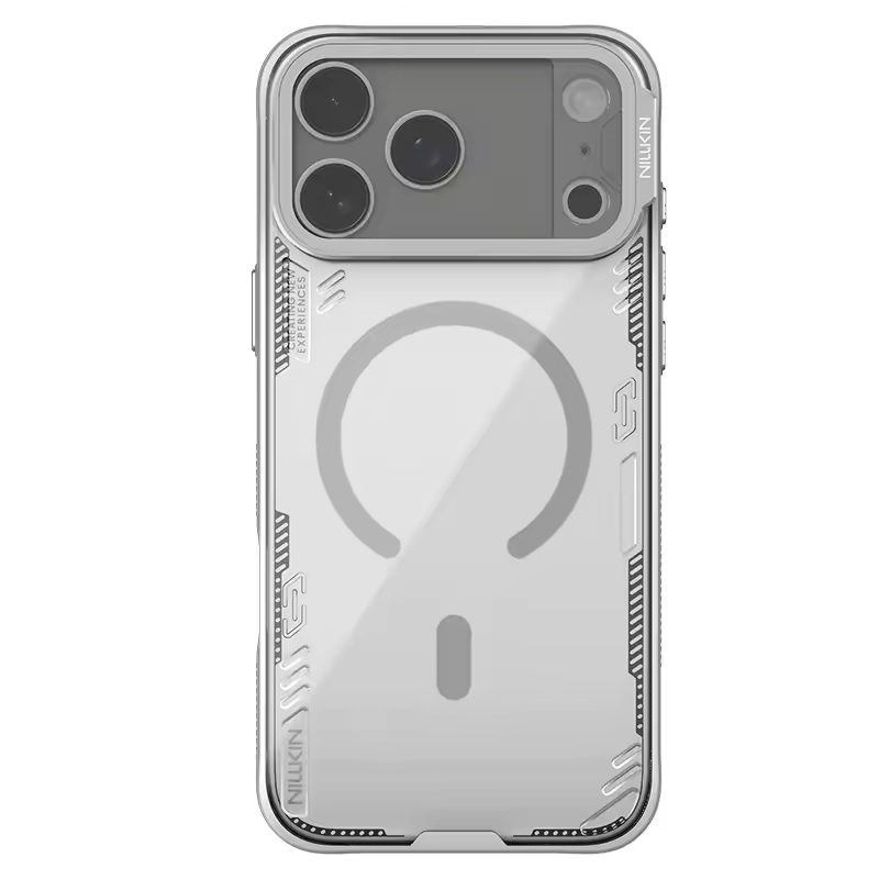 Apple iPhone 17 Pro Nillkin Iceblade Prop magsafe hátlap tok (Szürke)