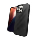 Apple iPhone 16 Pro Max ZAGG Luxe Snap MagSafe szilikon hátlap tok (Fekete)