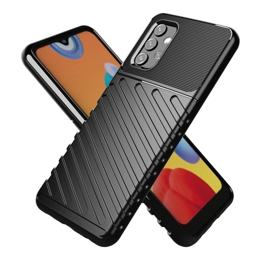 Samsung Galaxy A32 5G thunder hátlap tok, (Fekete)