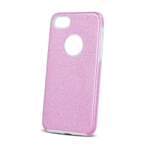 Samsung Galaxy S21 Plus glitter 3in1 hátlap tok (Pink)