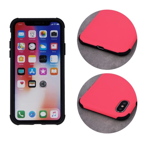 Huawei Mate 20 Lite defender rubber ütésálló hátlap tok (Pink)