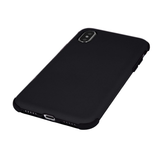 Huawei P30 defender rubber ütésálló hátlap tok (Fekete)