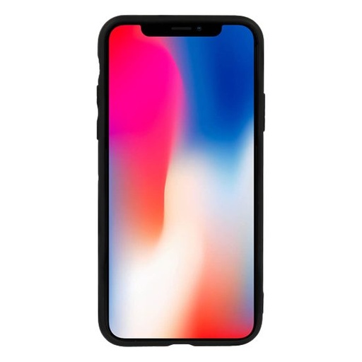 Huawei P20 Lite carbon glass hátlap tok (Fekete)